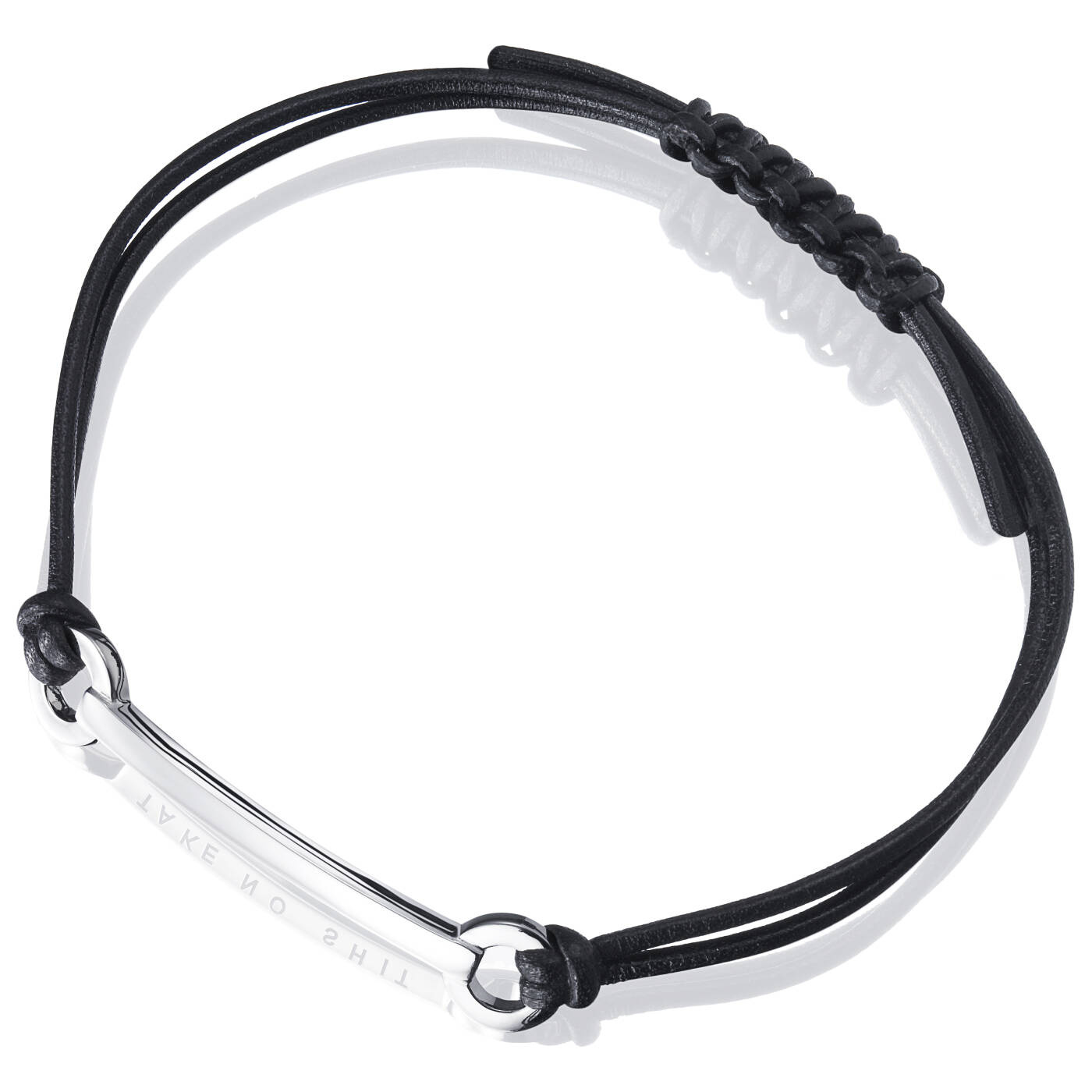 Take No Shit Leather Armband