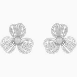 Flora petal Örhängen Silver
