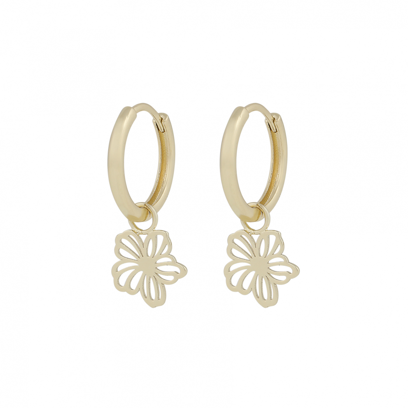 Flora daisy pendant Örhängen Guld