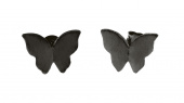Butterfly örhänge black