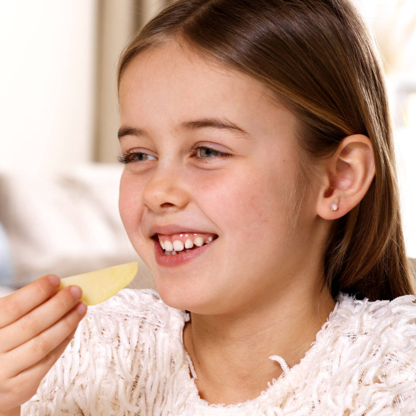 Medical Plastic  4 mm, Pastel light rose Örhänge