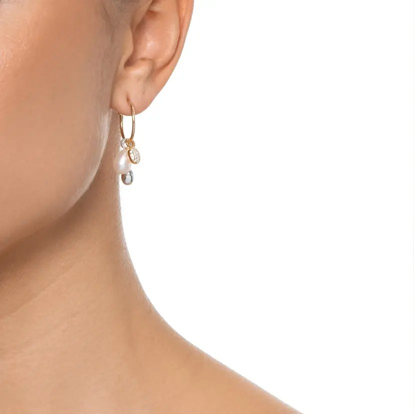 Love Bead Charm berlock diamant guld