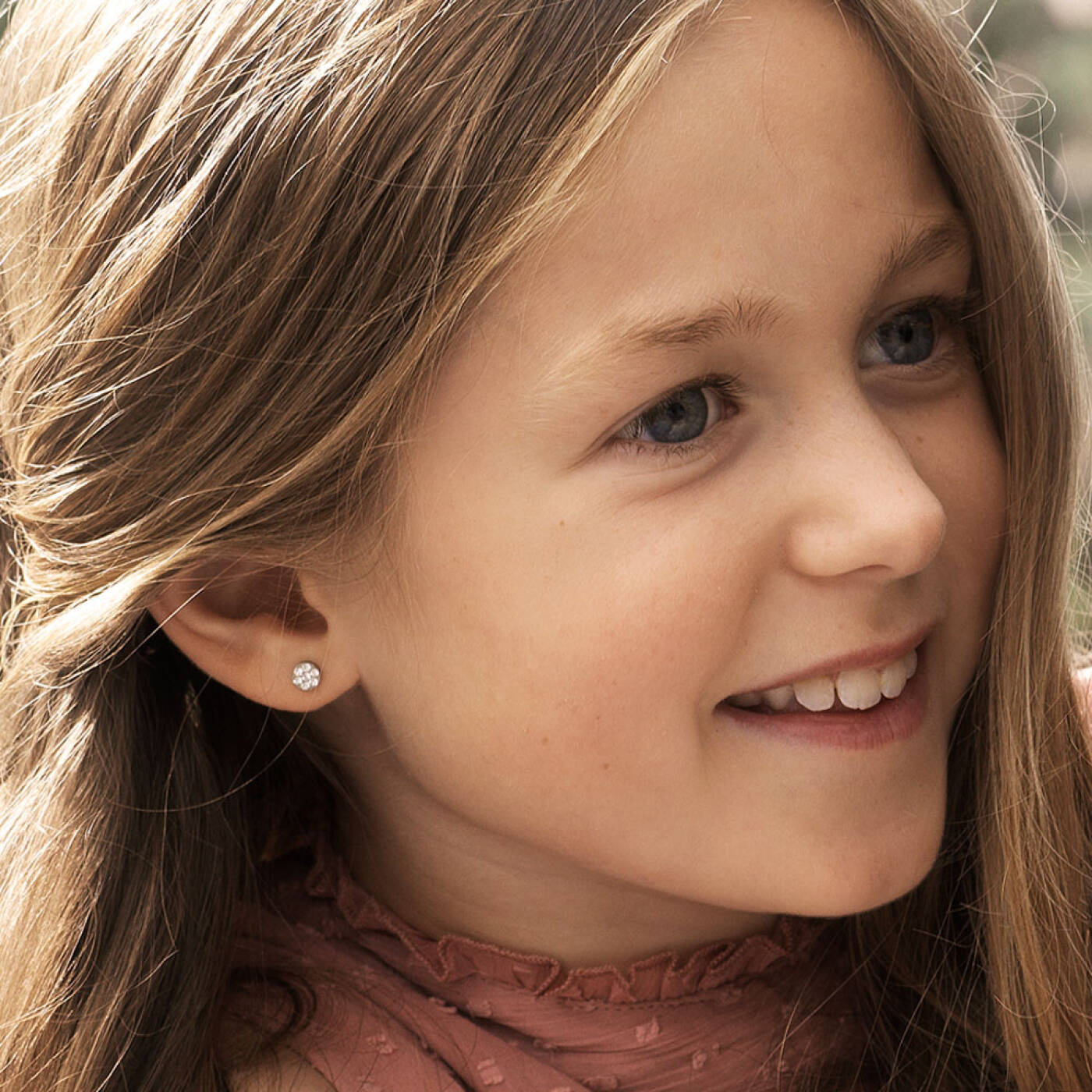 Natural Titanium Brilliance Plenary 5 mm, Crystal Örhänge