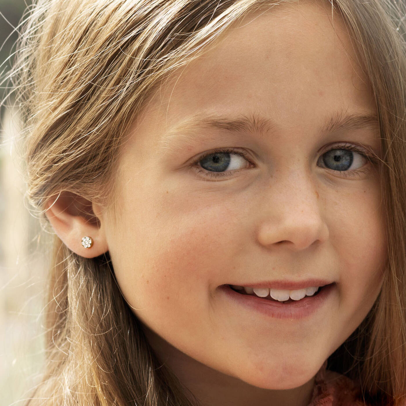 Natural Titanium Brilliance Plenary 5 mm, Crystal Örhänge