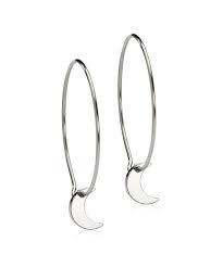 NT Ear Ring 25 mm, Pendant Moon 8 mm