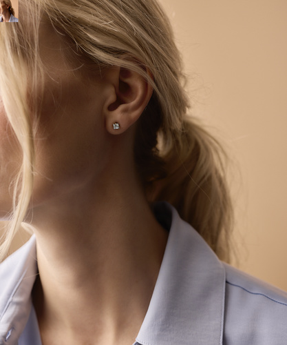 GT Tiffany Edge 5 mm, CZ Aquamarine gold