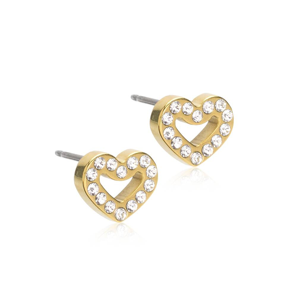 GT Brilliance Heart Hollow 8 mm, Crystal