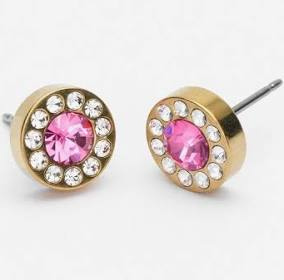 GT Brilliance Halo 8 mm, Crystal/Rose