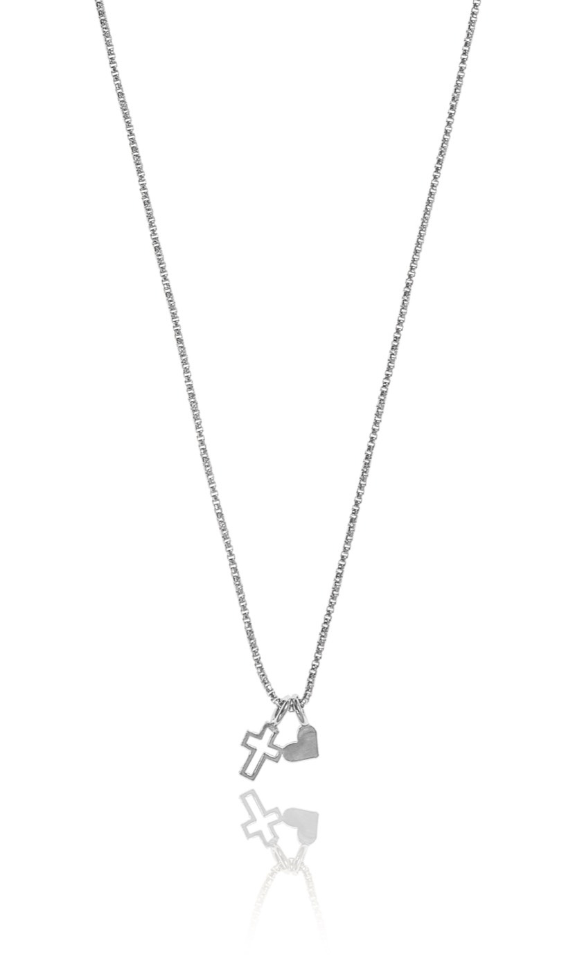 Trust pendant halsband Silver 42-47 cm