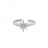One star ring Silver