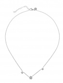 Two Stone halsband - Silver