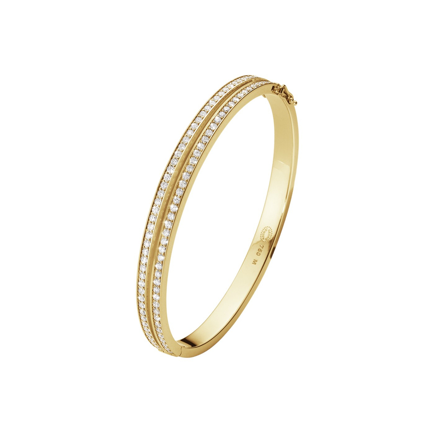 HALO BANGLE Armband Diamant PAVE 1.83 ct Guld