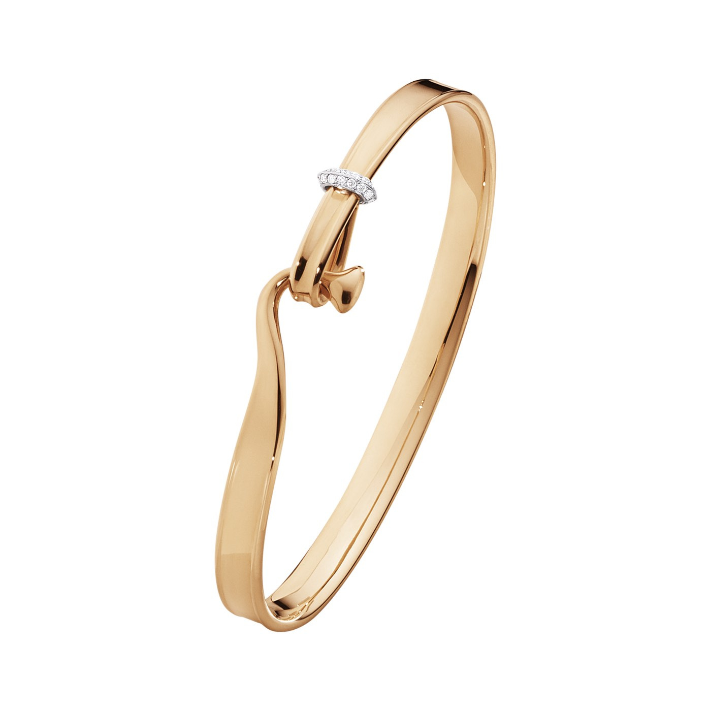 TORUN BANGLE Armband Vitguld Diamant 0.08 ct Roséguld