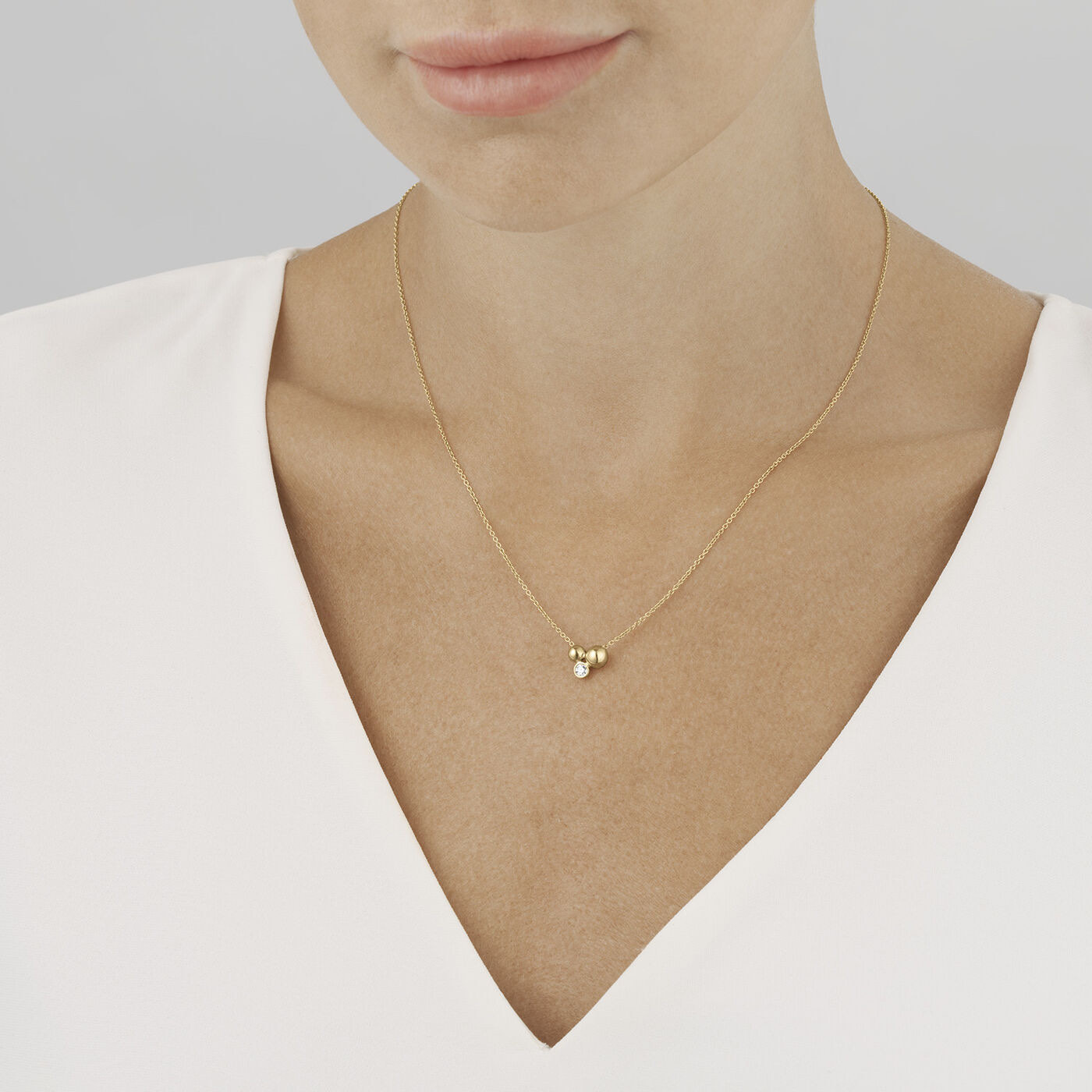 MOONLIGHT GRAPES Hängsmycke Guld Diamant 0.07 CT