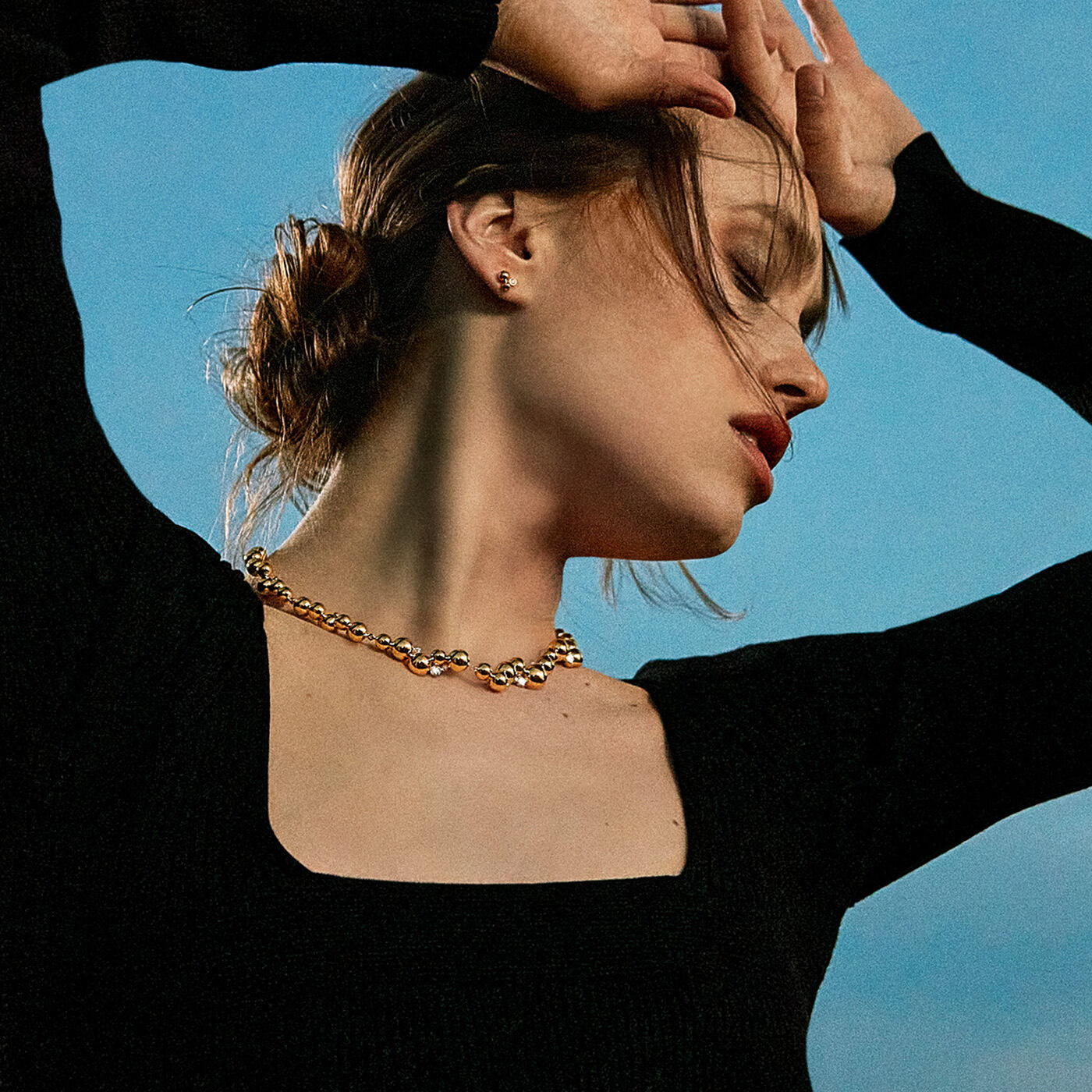 MOONLIGHT GRAPES Halsband Guld Diamant 0.62 CT