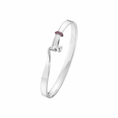 TORUN BANGLE Armband Rosa safirer Silver TORUN BANGLE Armband Rosa safirer Silver