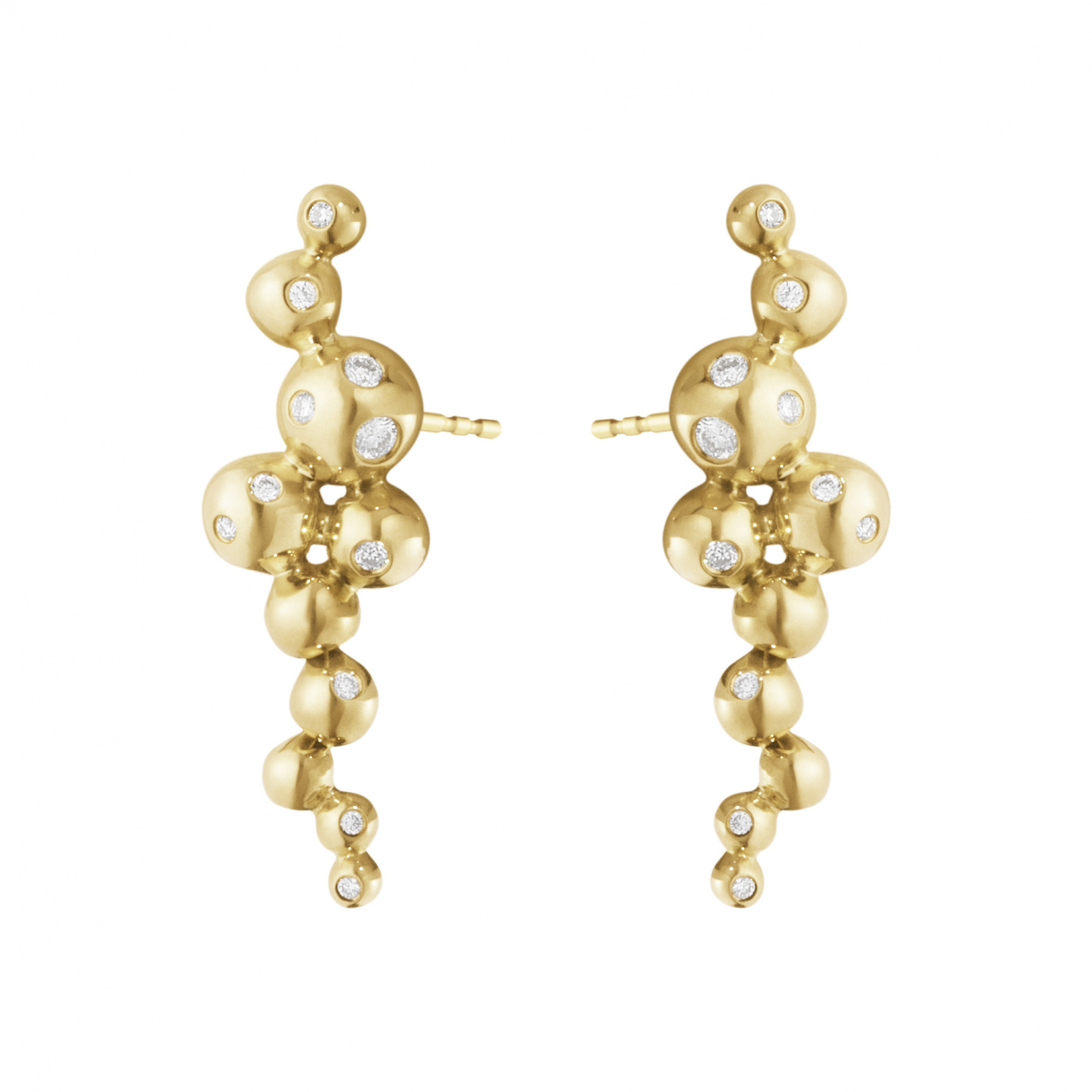 GRAPE SMALL Örhänge GULD 0.08 CT