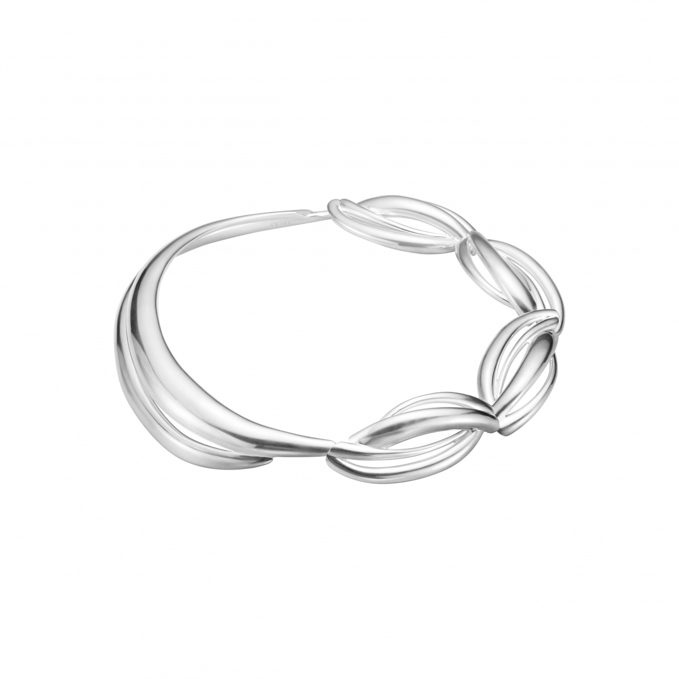 ARC NECKLACE SILVER ML