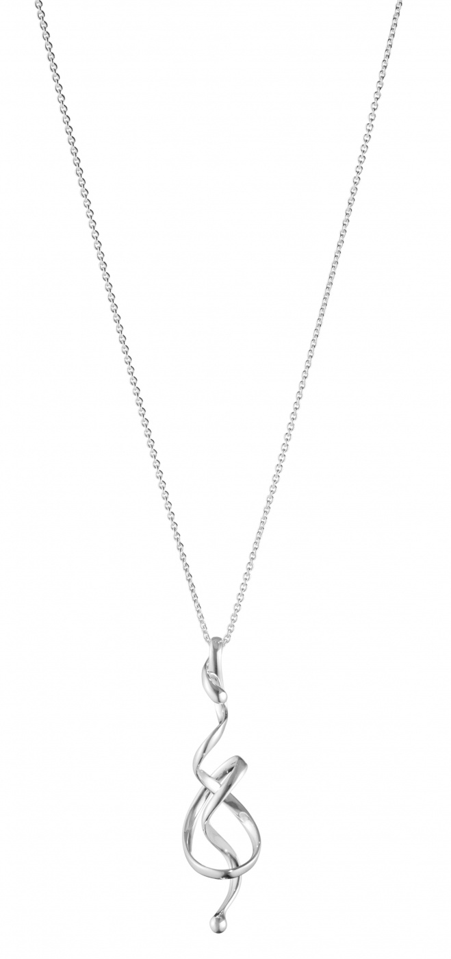 FORGET-ME-KNOT, Torun Halsband Silver