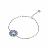 DAISY Armband Silver BLUE DAISY Armband Silver BLUE