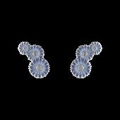 DAISY Örhänge Silver BLUE DAISY Örhänge Silver BLUE