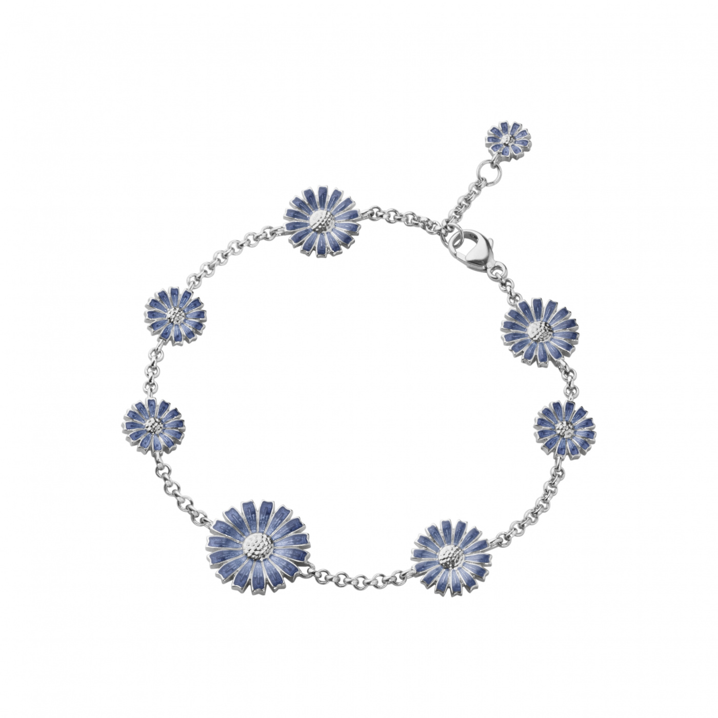 DAISY Armband Silver BLUE