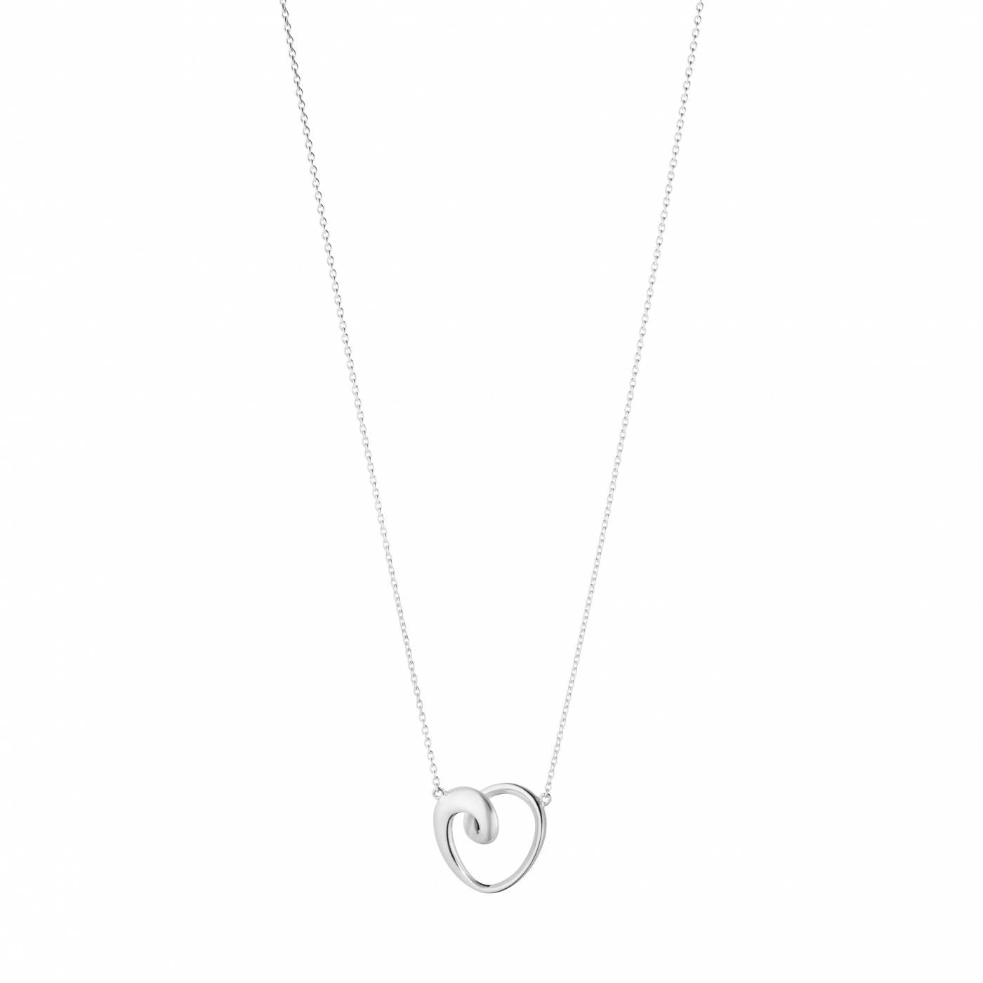 2026 Heart Halsband Silver