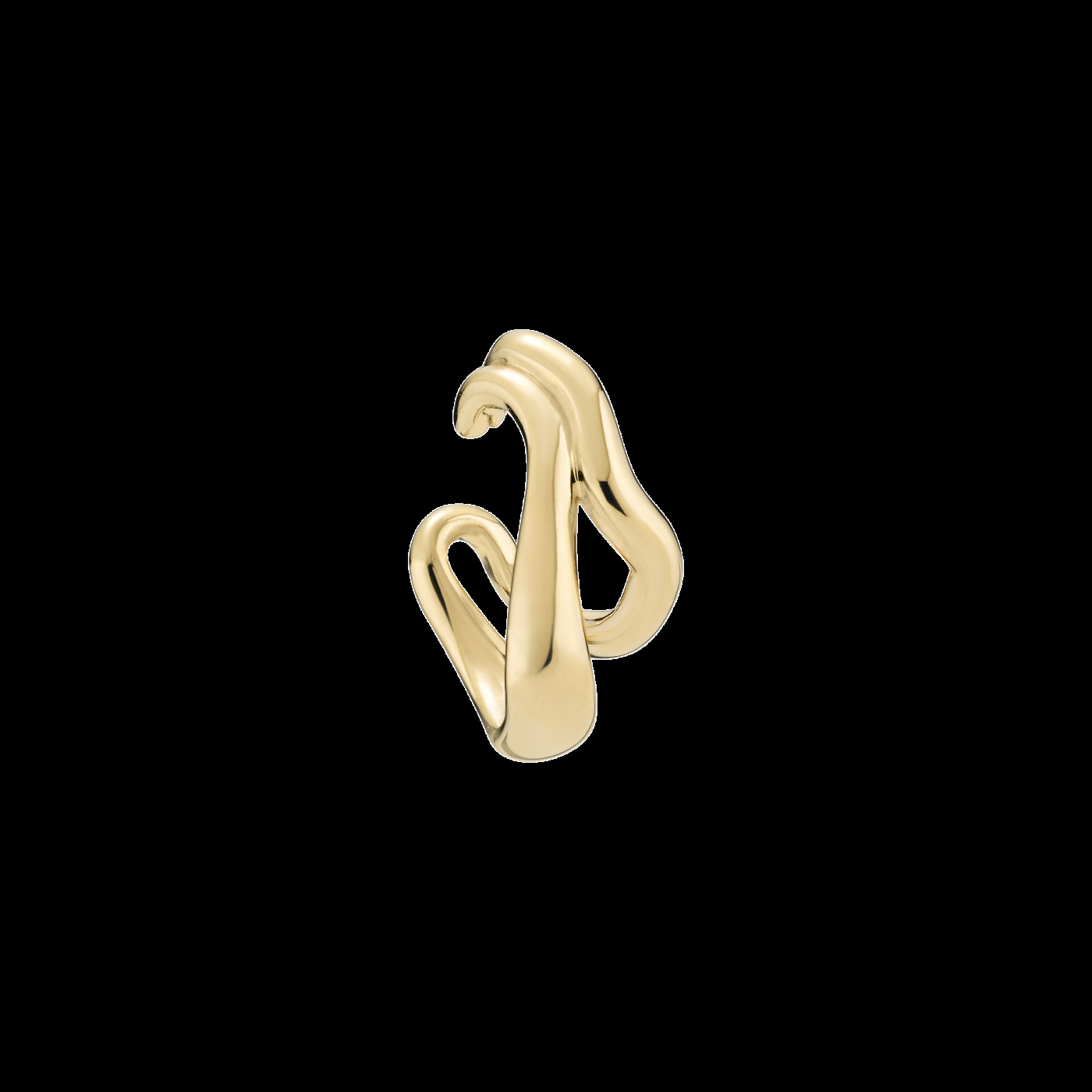 River Earcuff Goldplated Silver (One)