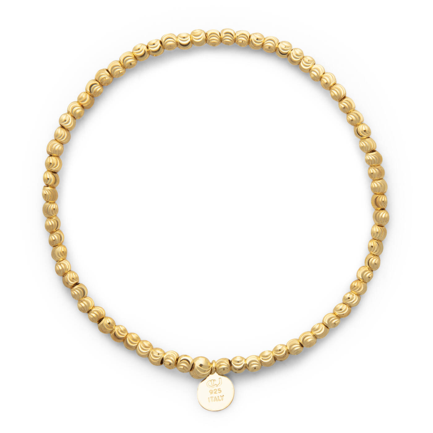 Cubic elastic brace armband plain guld