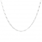 Globe clip neck silver 50 cm