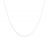 Figaro neck silver 60-65 cm