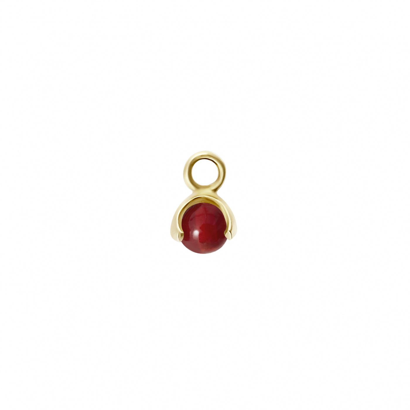Letters stone 7 carnelian pend guld