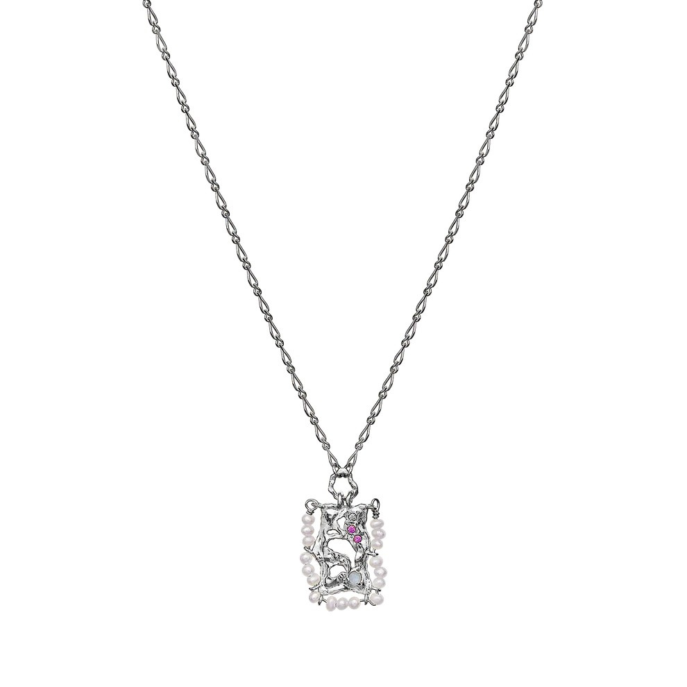 Raindrops Halsband (Silver)