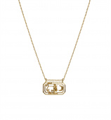 Zodiac skytten halsband (guld) 45 cm