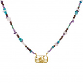 Zodiac Earth Taurus Halsband (Guld)