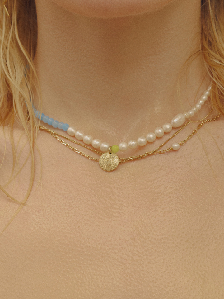 Cantare Necklace Goldplated Silver (One)