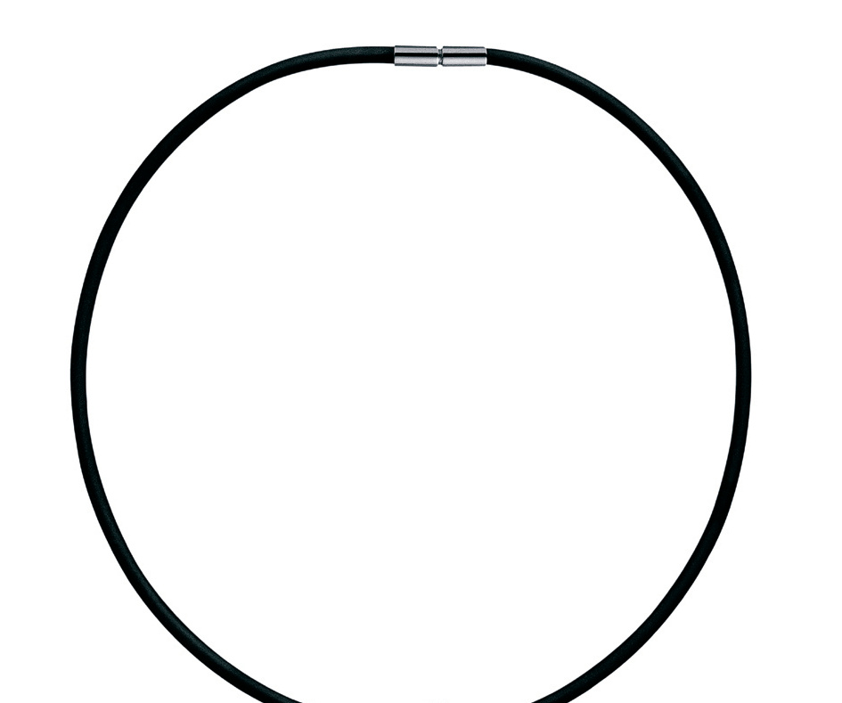 Halsband rubber 4mm (inget hänge)