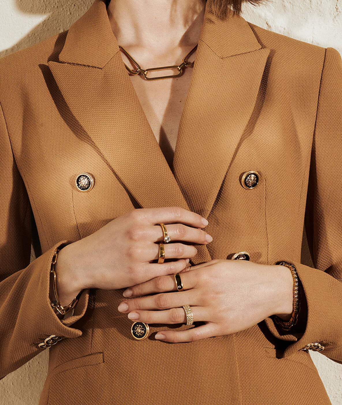 NOUR Stone Guld ring