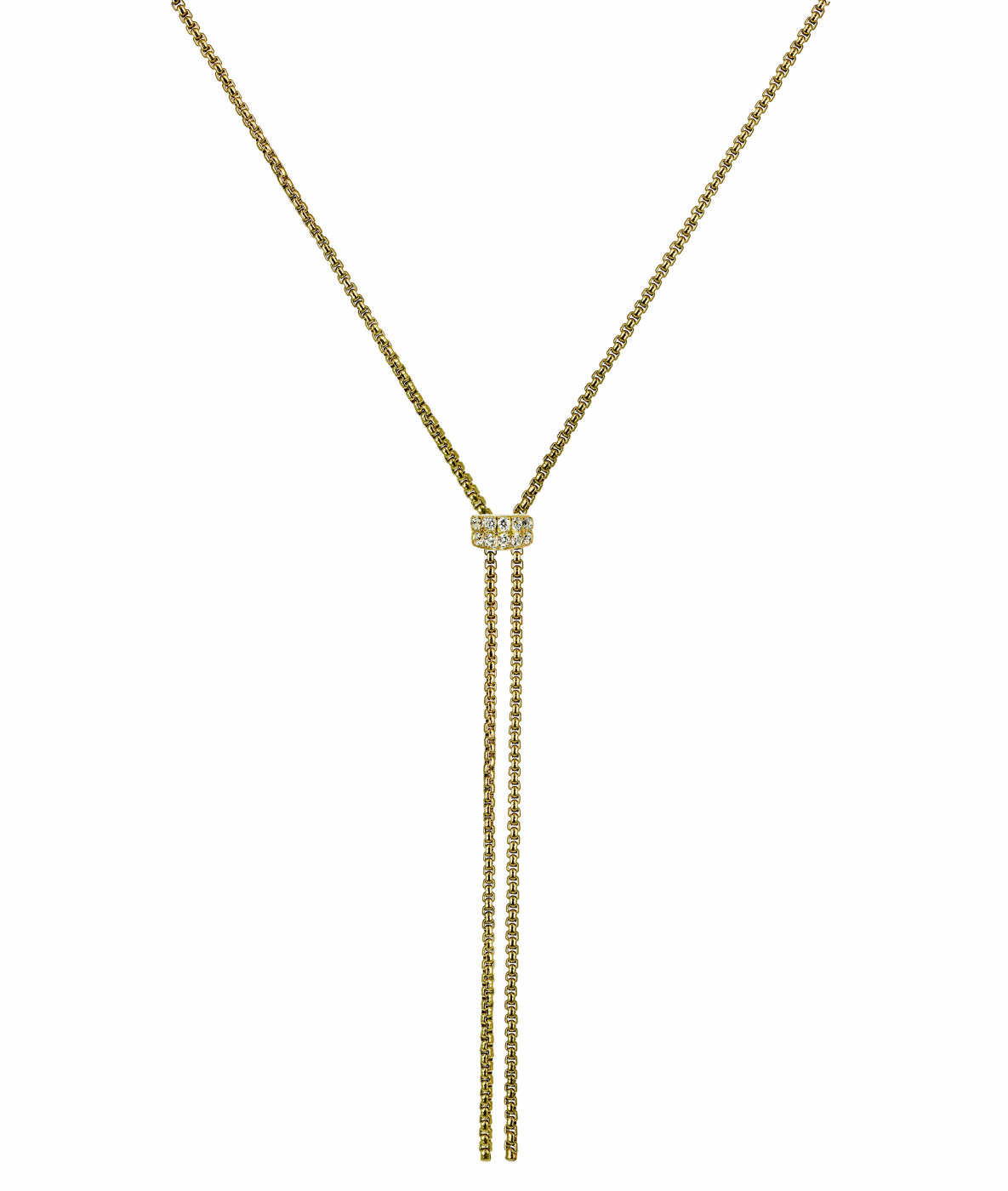 CLARISSA Long halsband Guld
