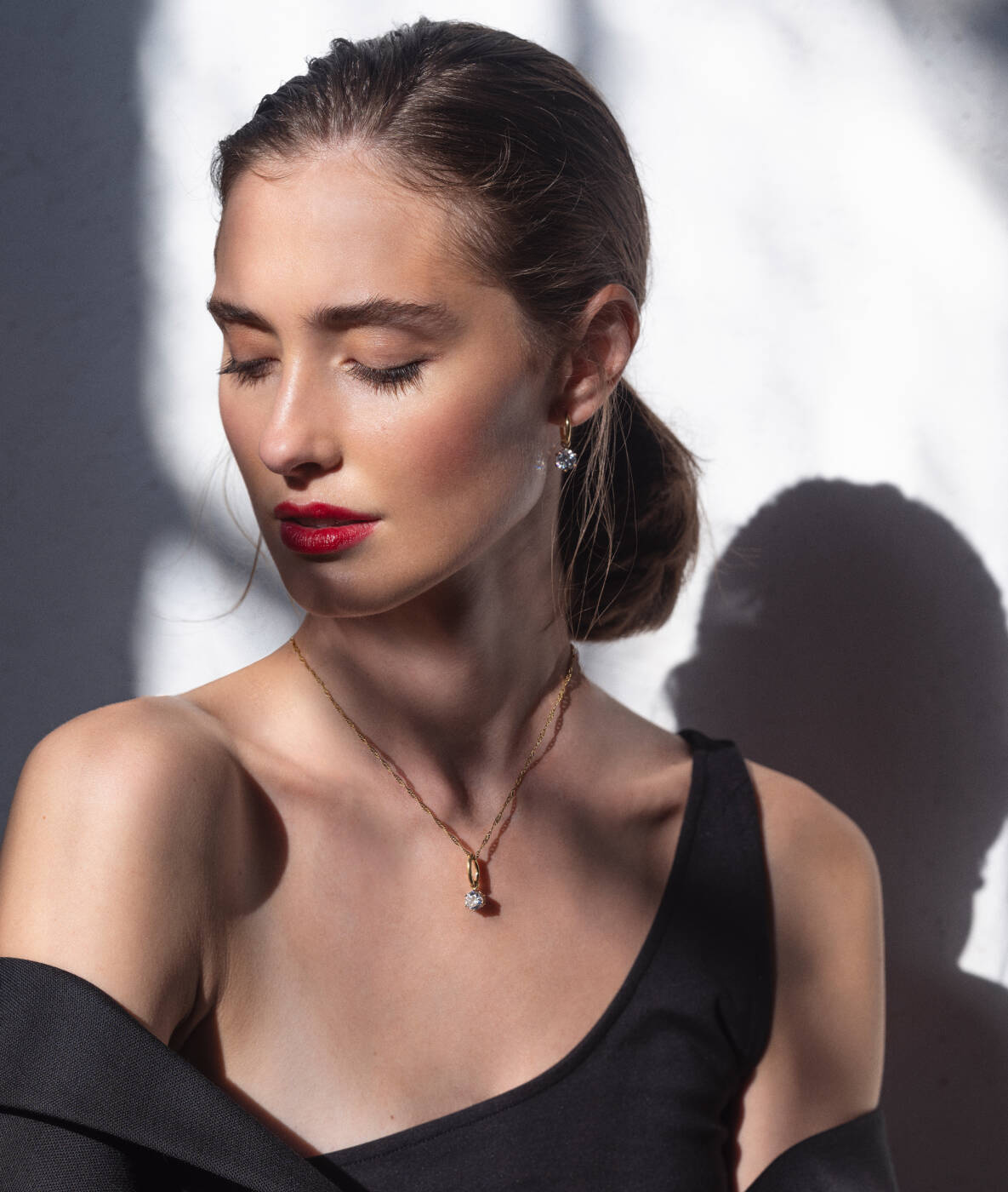 NOVA Crystal örhänge Stål