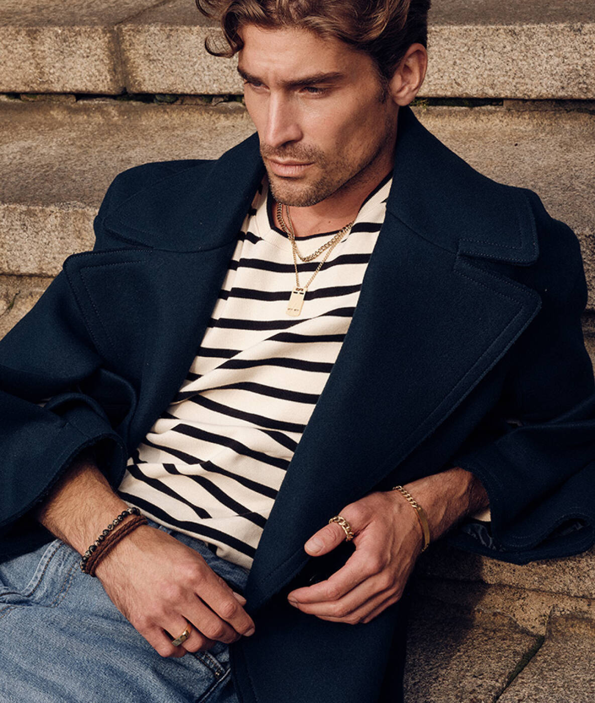 TOM armband Gun Metal