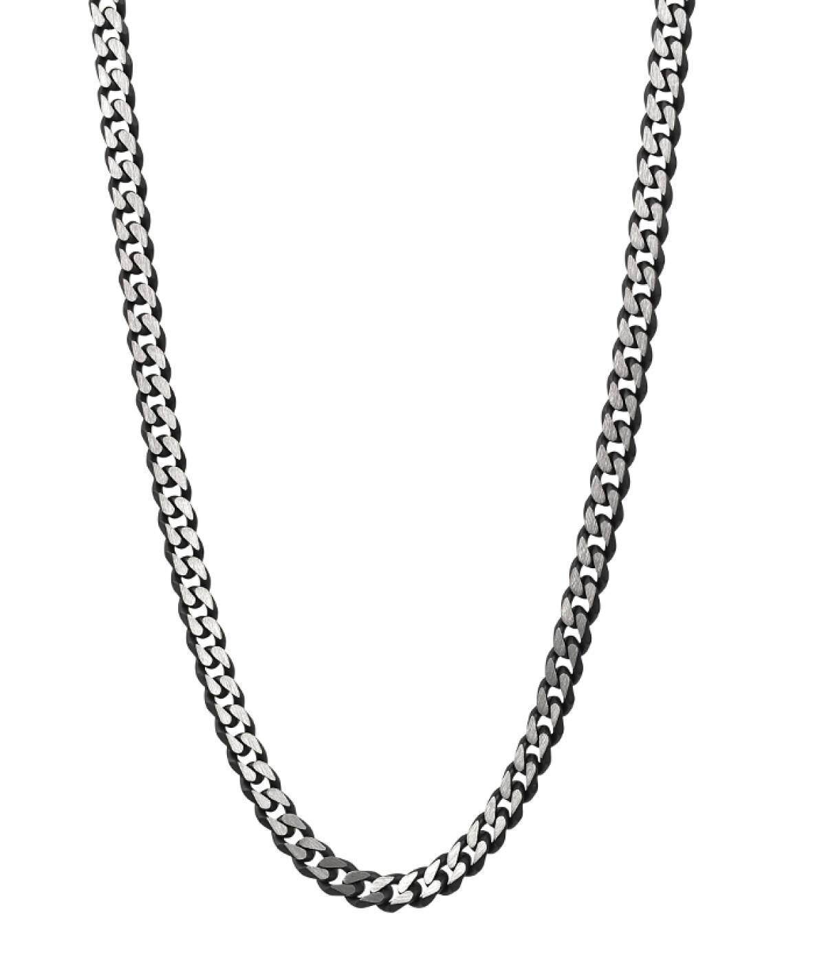 TEXAS Small halsband Svart/Stål