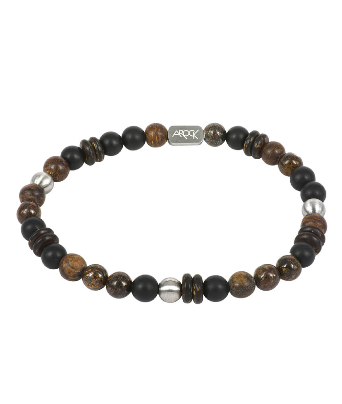 EDDIE armband Svart/Brunt