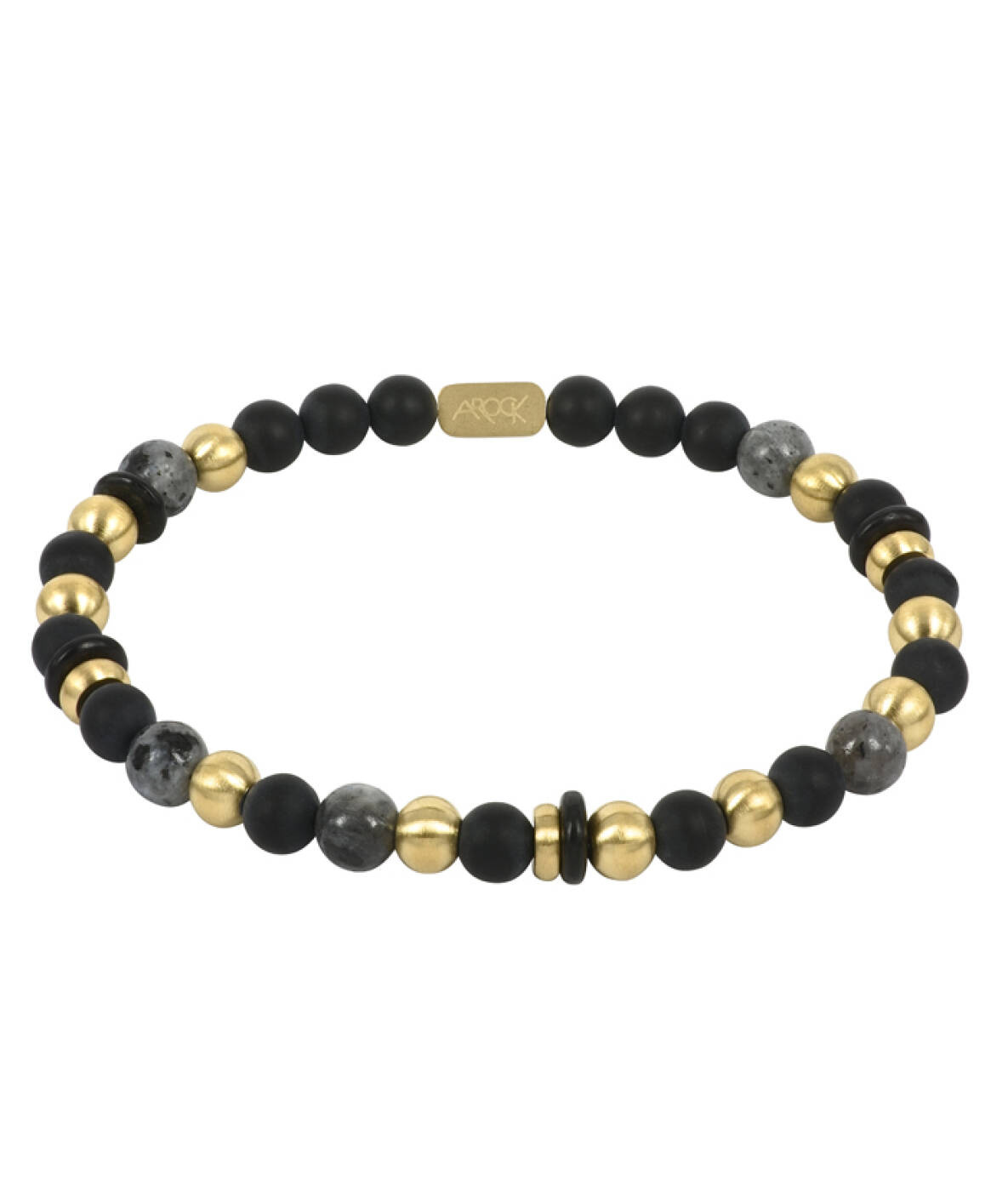 EDDIE armband Svart/Guld