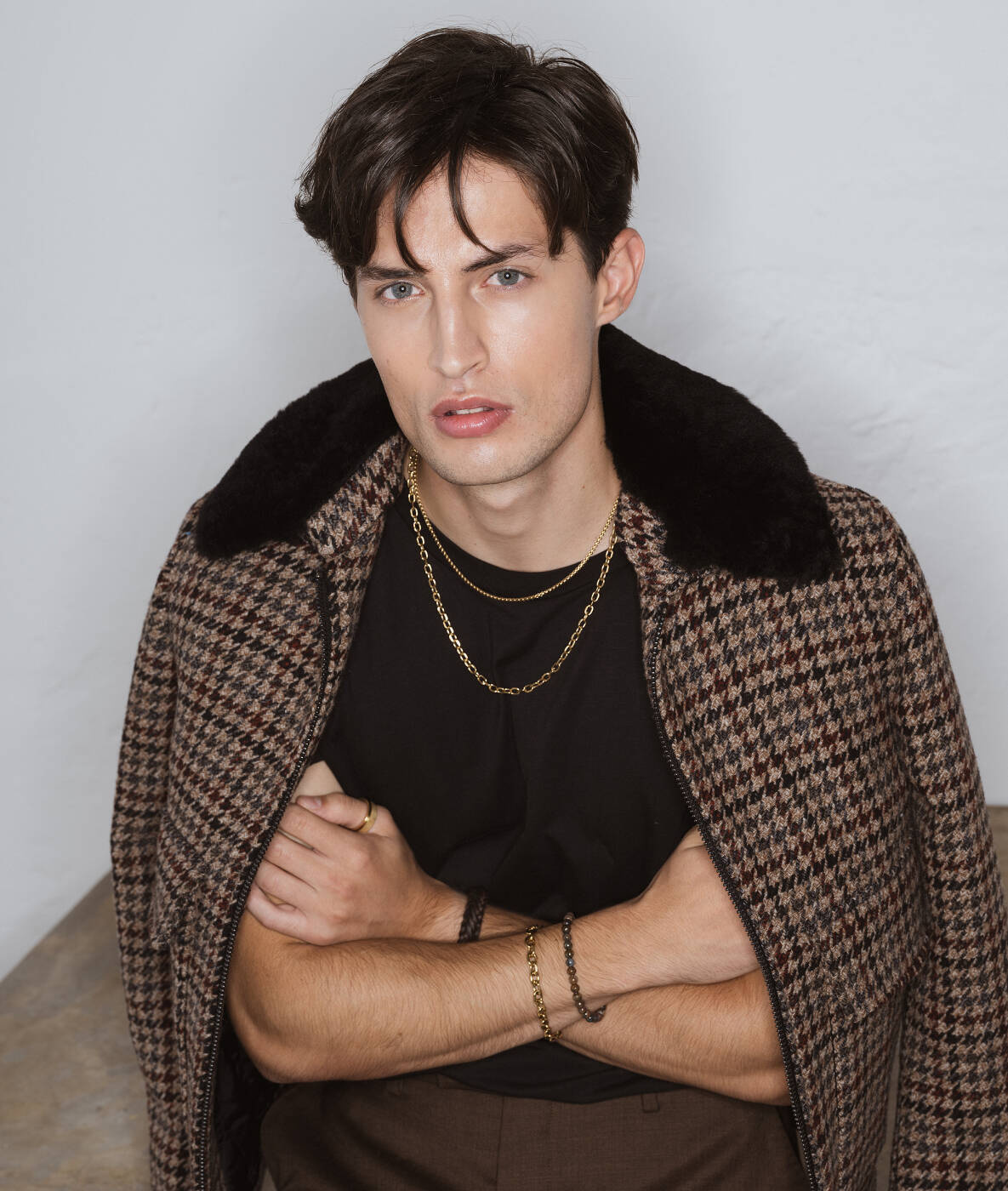 CHARLIE Chain armband Blankt Guld