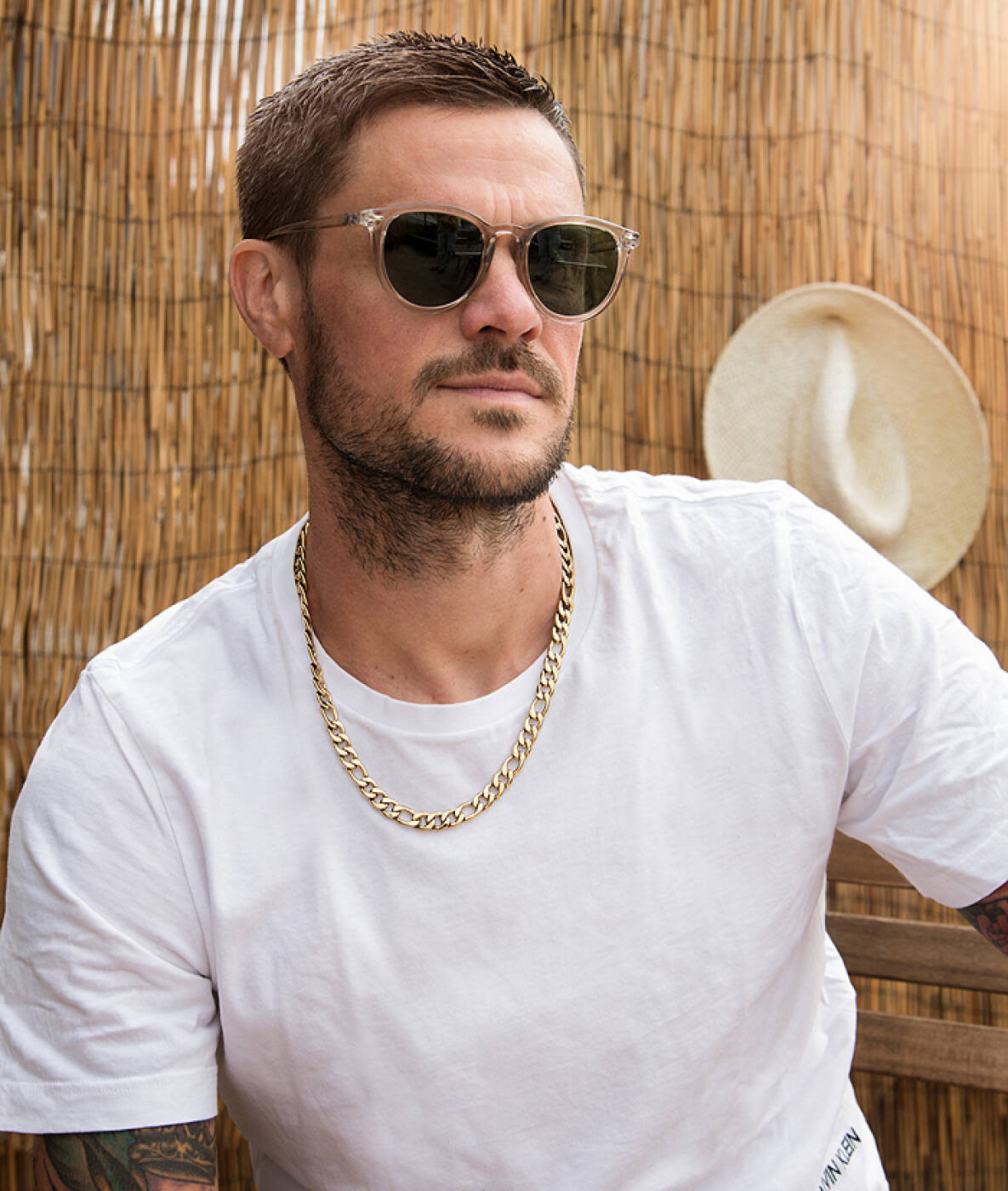 SCOTT Large halsband Guld