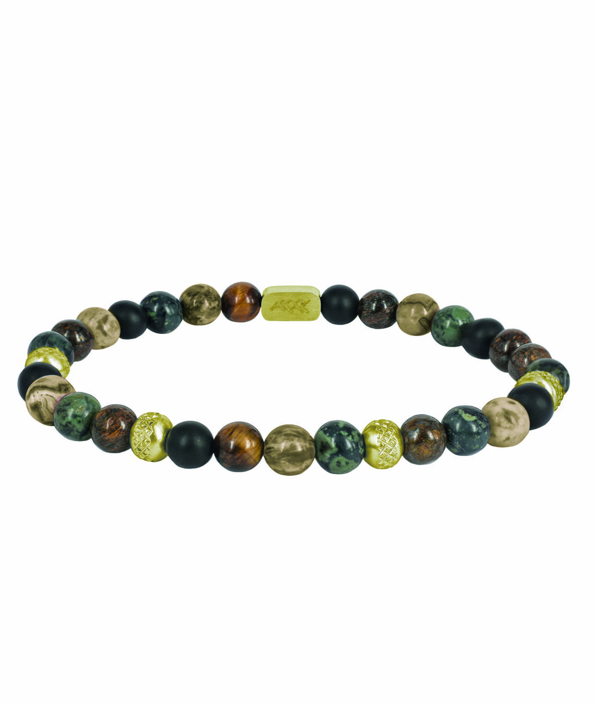 MIKE armband Guld/Grön