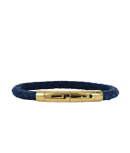 IZAR armband Navy/Guld
