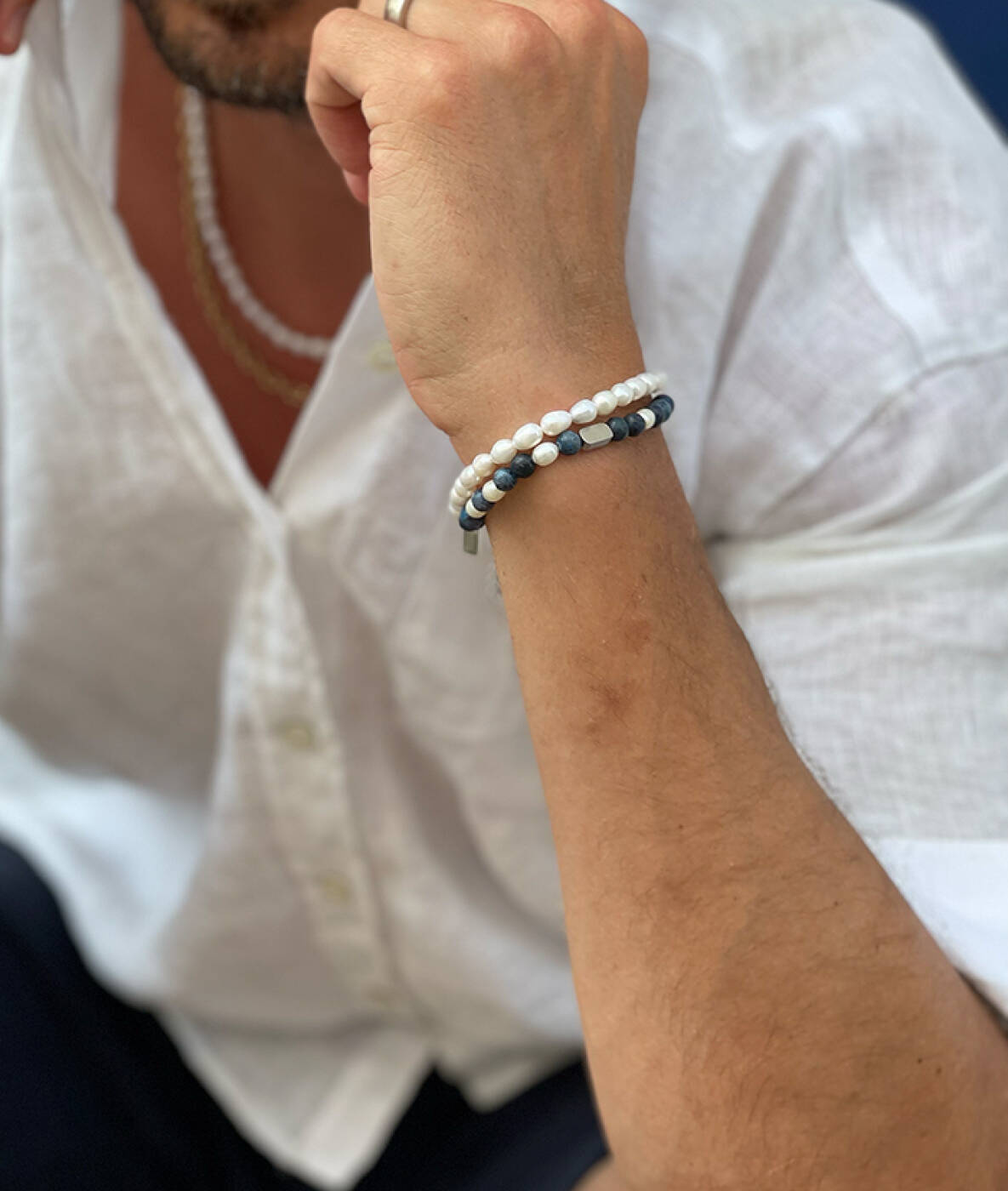 PRINCE armband Stål