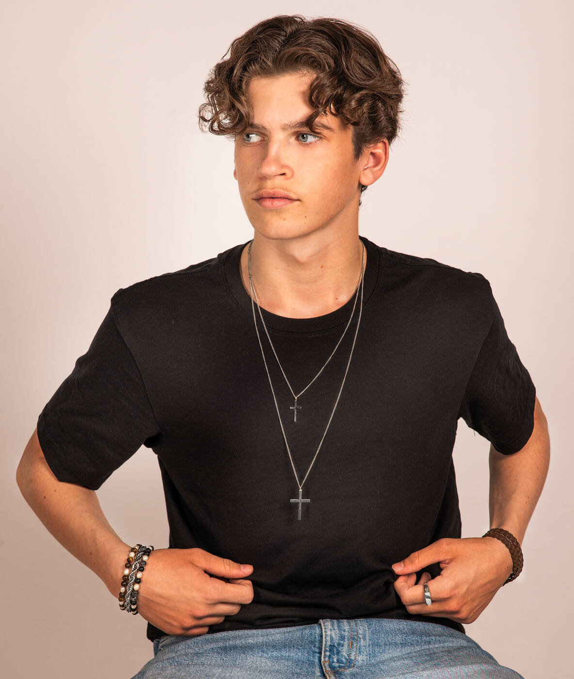 CROSS Long halsband Stål